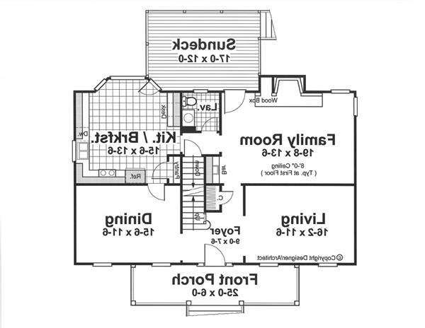 First Floor image of GRANDVIEW House Plan