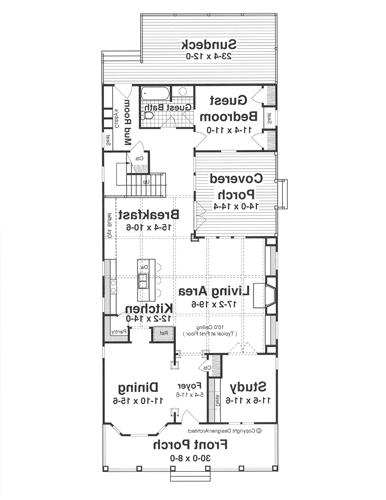 First Floor image of HAMLEIGH House Plan