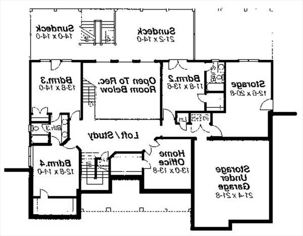 Middle Level image of VICTORIA House Plan
