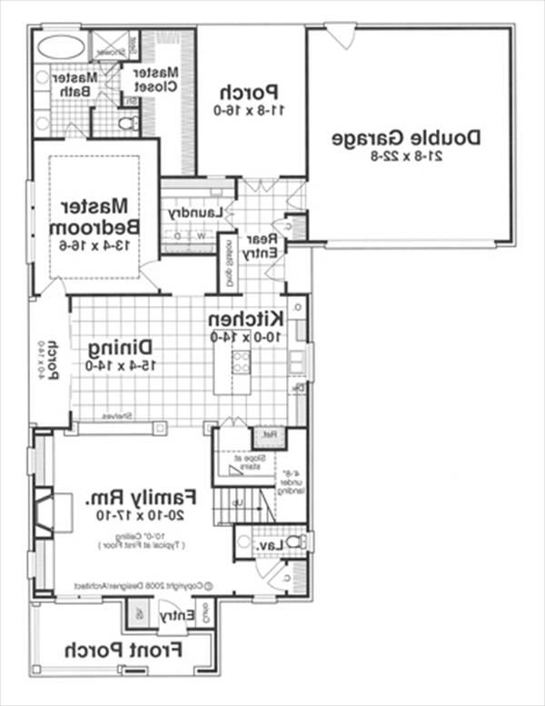 First Floor image of HEPBURN House Plan