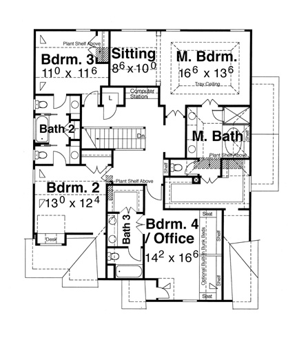 Second Floor image of Devonshire - C House Plan