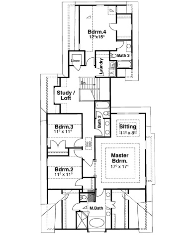 Second Floor image of INGLEWOOD House Plan