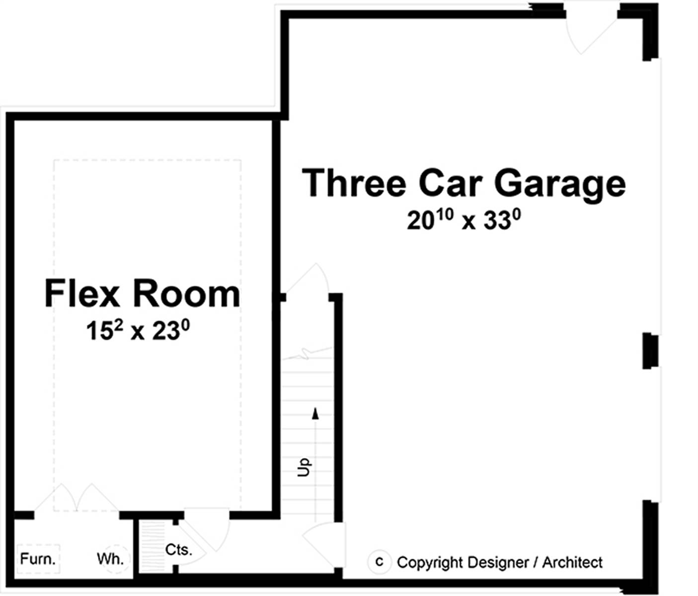 Basement Plan image of Farmington House Plan