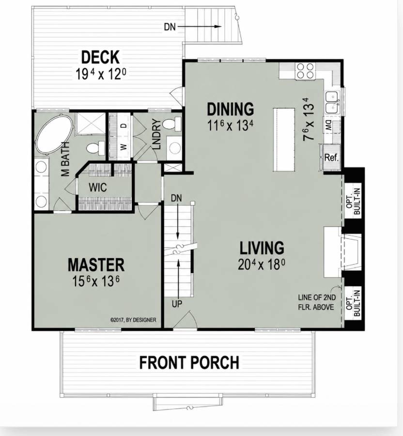 1st Floor image of Butler II House Plan
