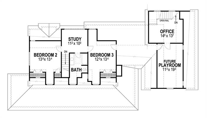 Second Floor image of Countryfield II House Plan