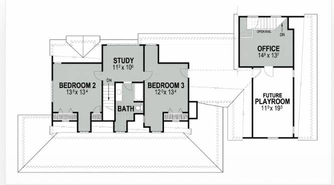 2nd Floor image of Countryfield II House Plan