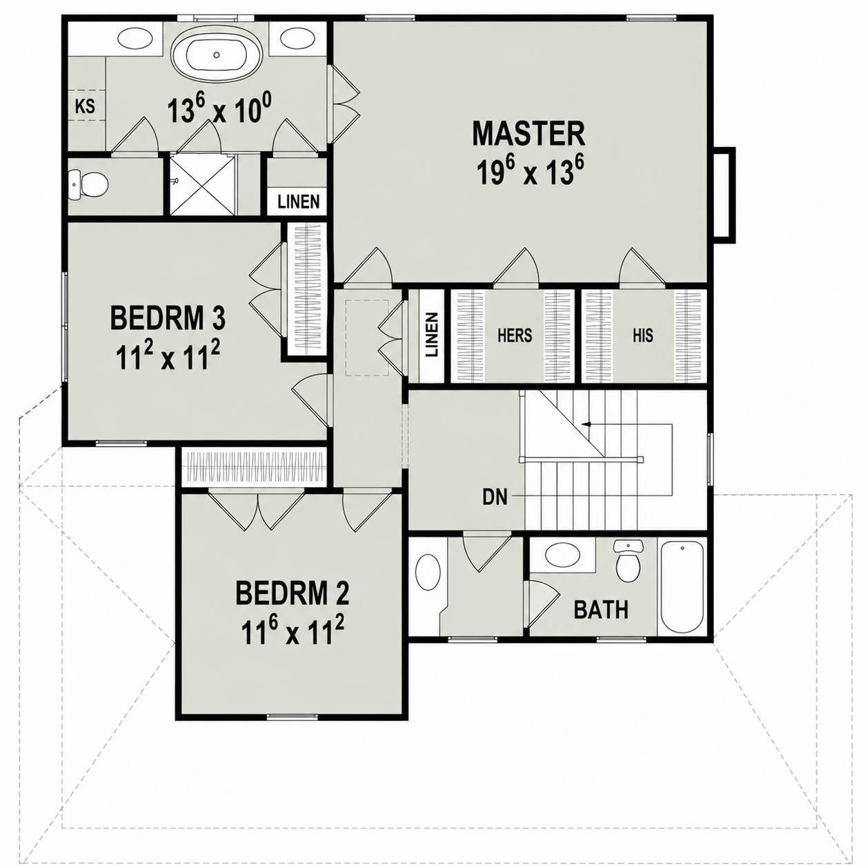 2nd Floor image of Camden II House Plan