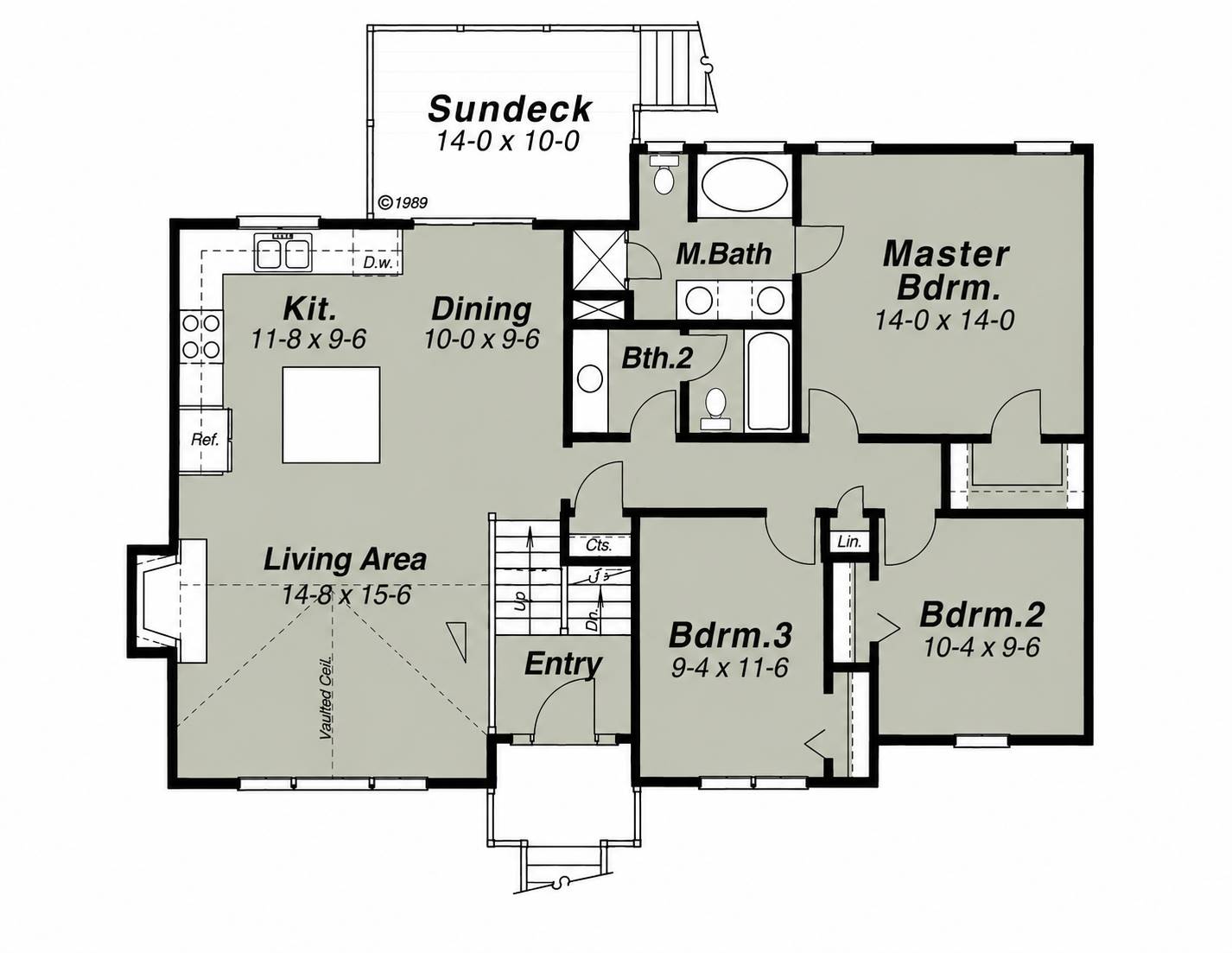 1st Floor image of Woodbridge Heights House Plan