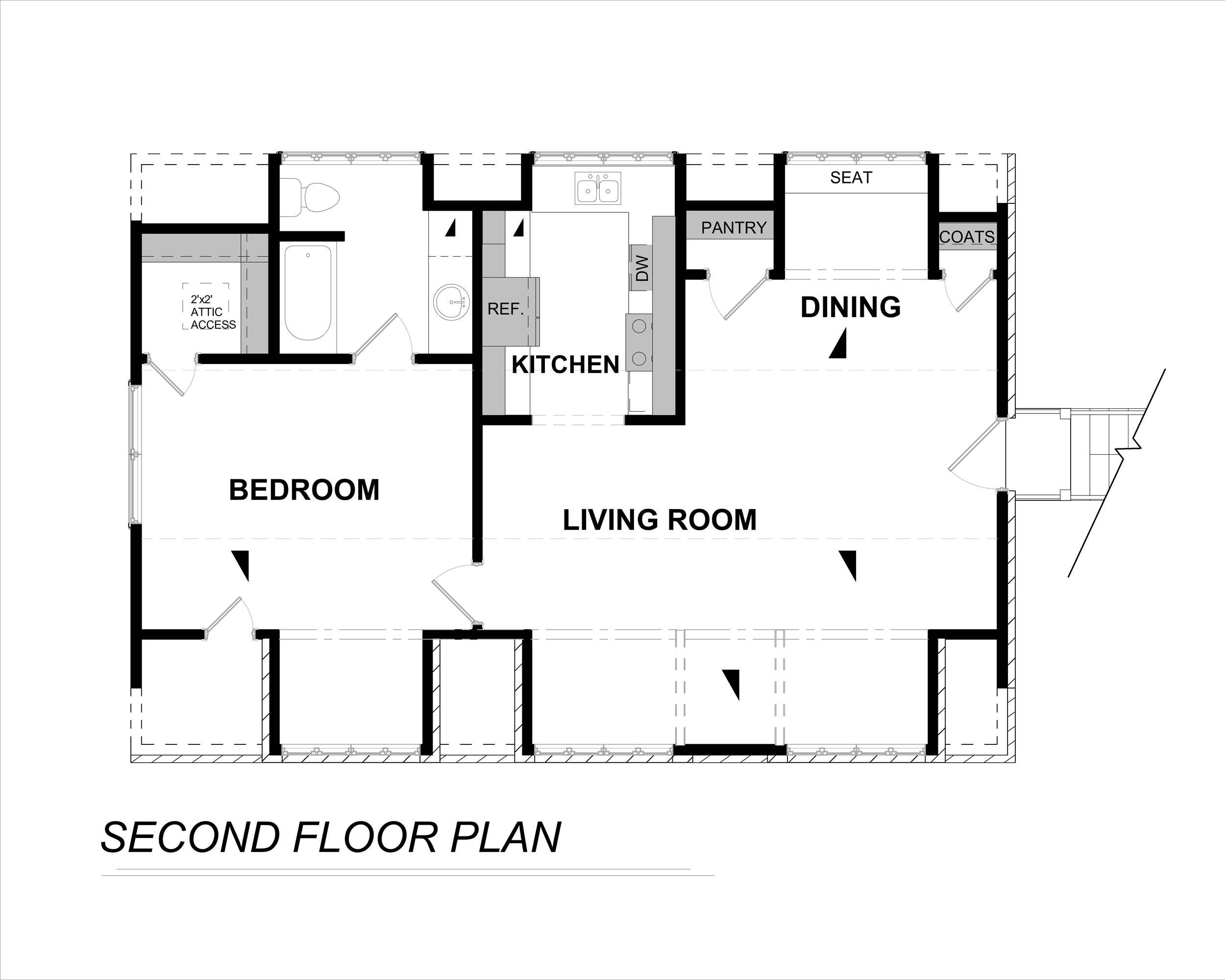 2nd Floor image of Alewife House Plan