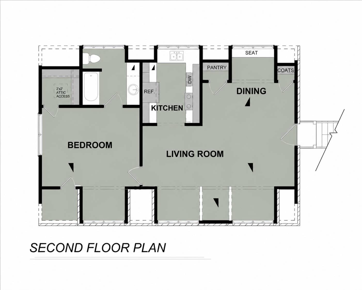 2nd Floor image of Alewife House Plan