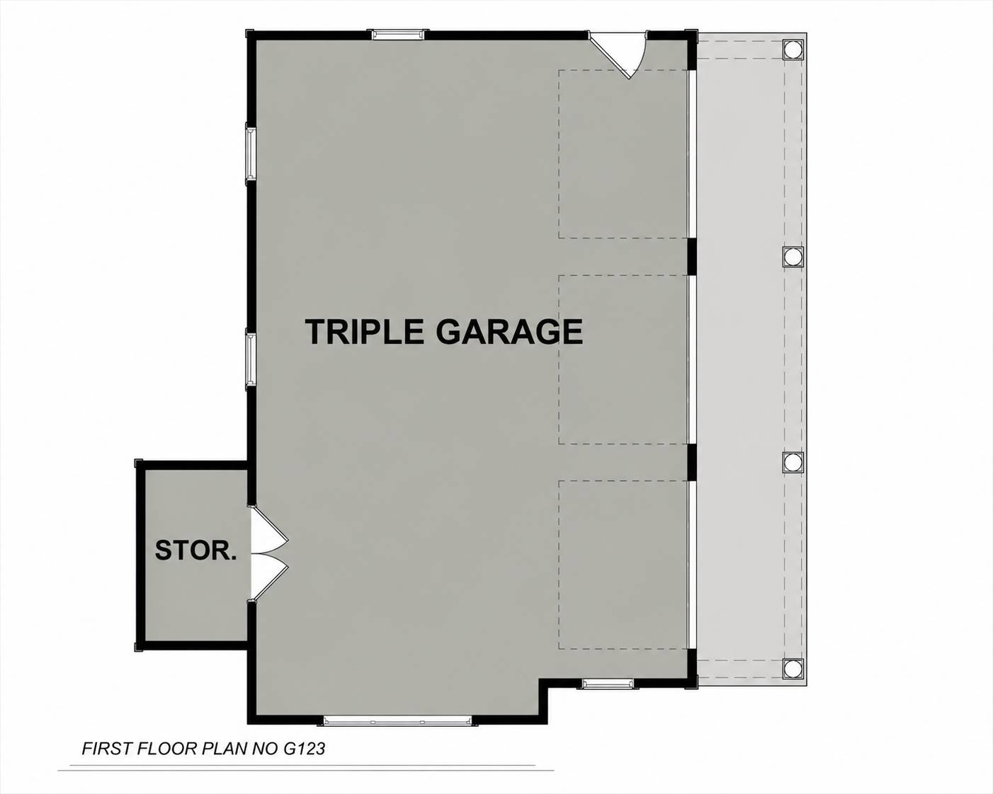 1st Floor image of Westlawn House Plan