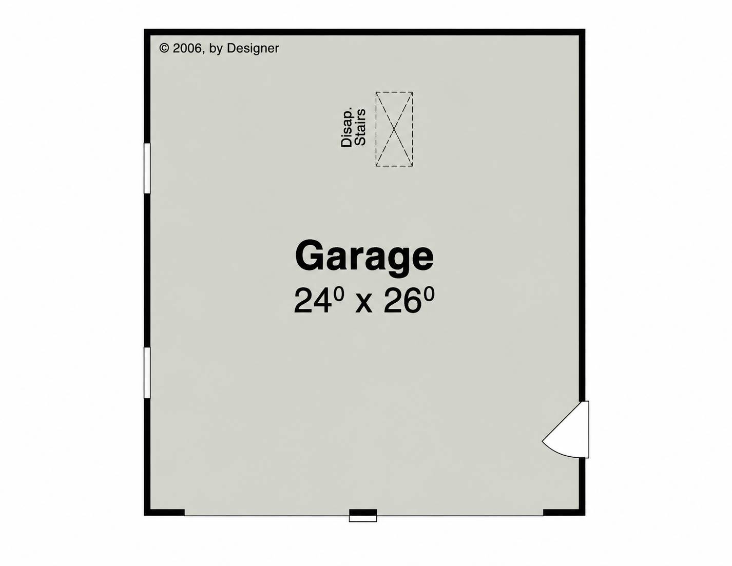 Detached Garage image of Granger II House Plan