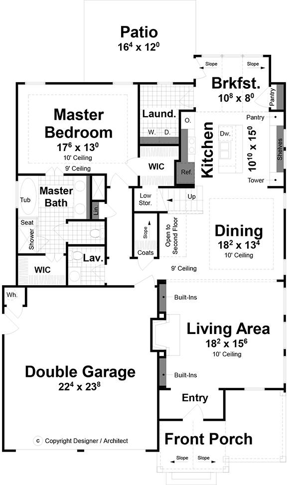 1st Floor image of Birmingham House Plan