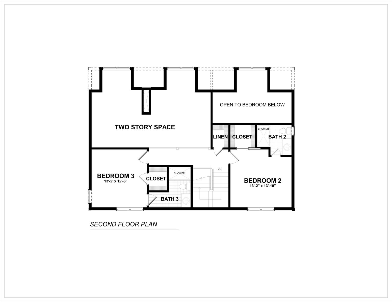 2nd Floor image of The Cove House Plan