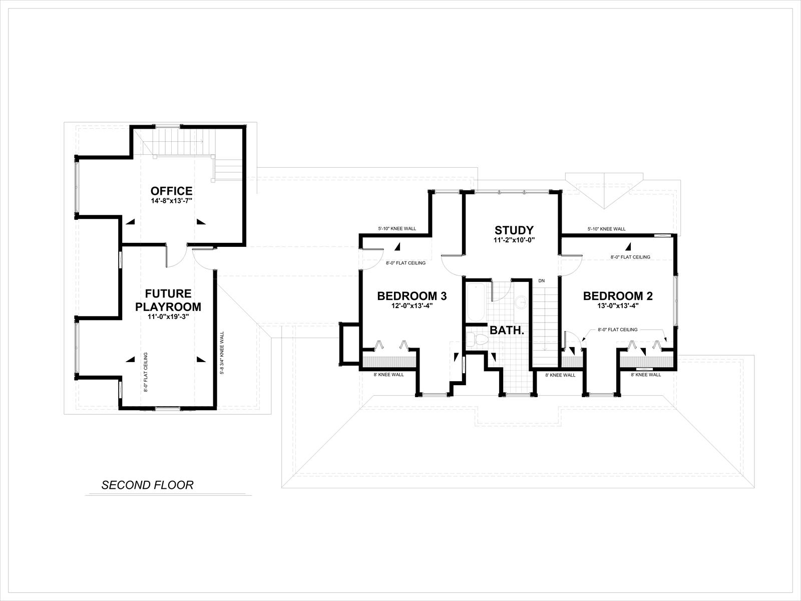 2nd Floor image of Countryfield II House Plan