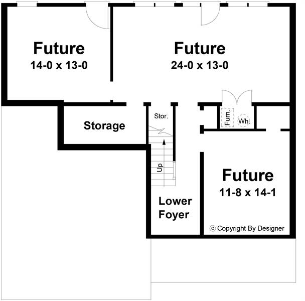 Lower Level image of WESTCOTT-A House Plan