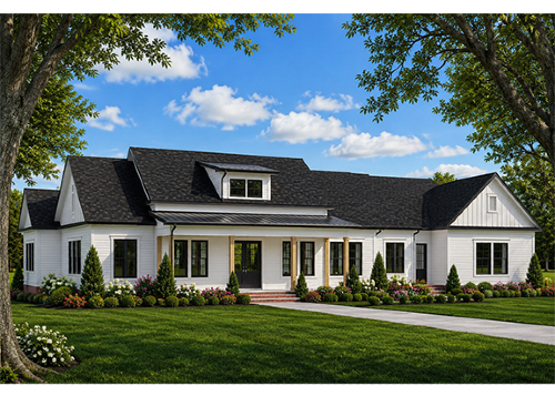 Front View image of Merritt I House Plan