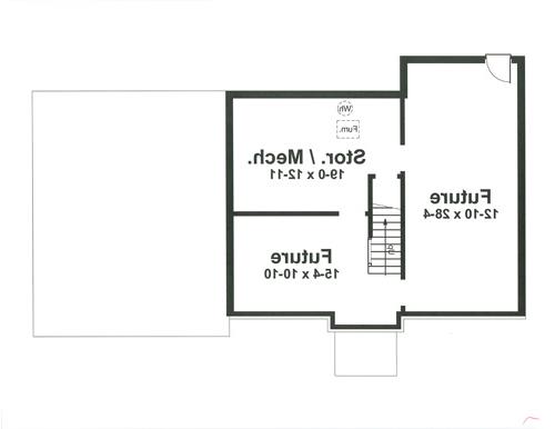 Lower Level image of DEITRICH House Plan