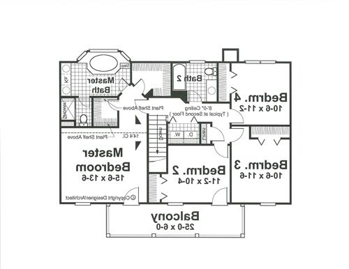 Second Floor image of GRANDVIEW House Plan