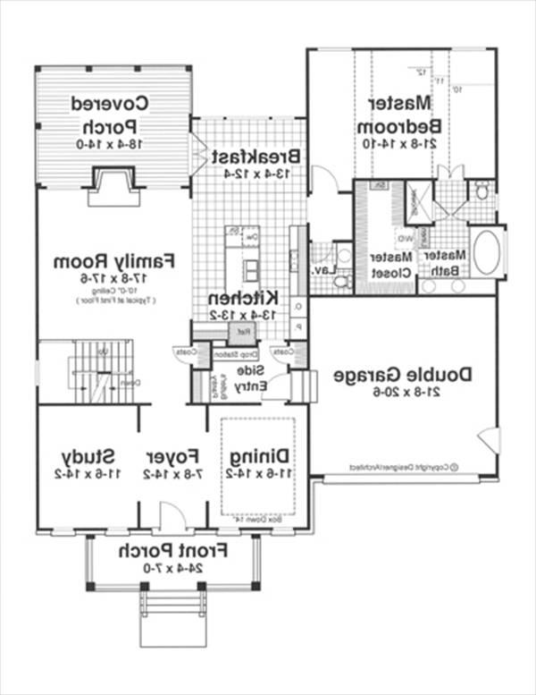 First Floor image of ROCKINGHAM House Plan