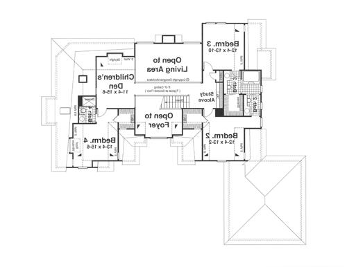 Second Floor image of ST. LAURENT House Plan