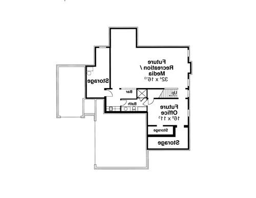 Lower Level image of ORLEANS House Plan