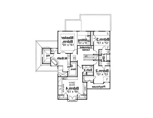 Second Floor image of ORLEANS House Plan