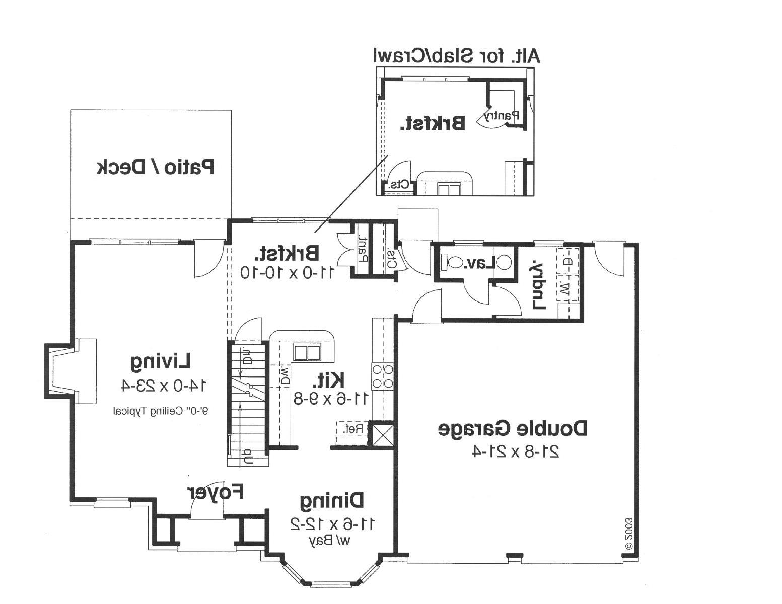 First Floor image of OAKMONT House Plan