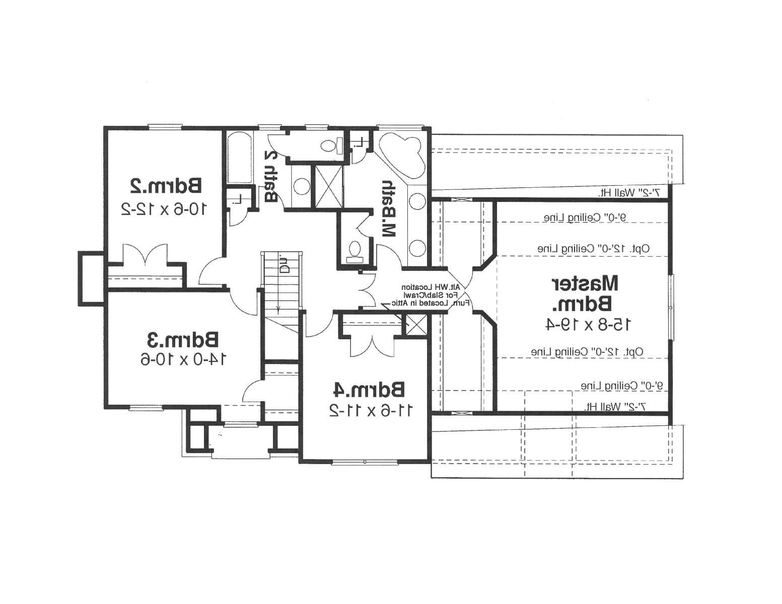 Second Floor image of OAKMONT House Plan