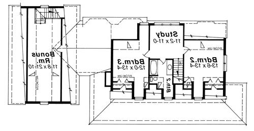 Second Floor image of Countryfield House Plan