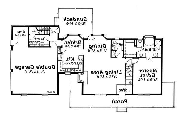 First Floor image of Countryfield House Plan