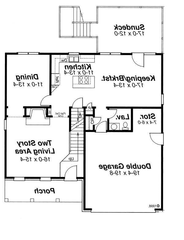 First Floor image of WESTCOTT-A House Plan