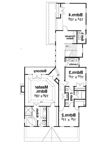 Second Floor image of Bedford- A House Plan