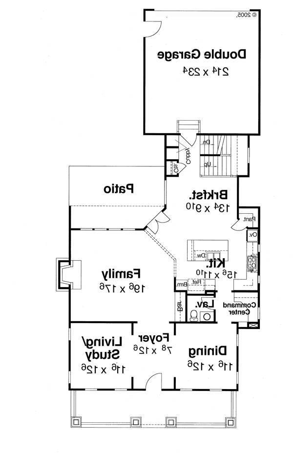 First Floor image of Bedford- A House Plan