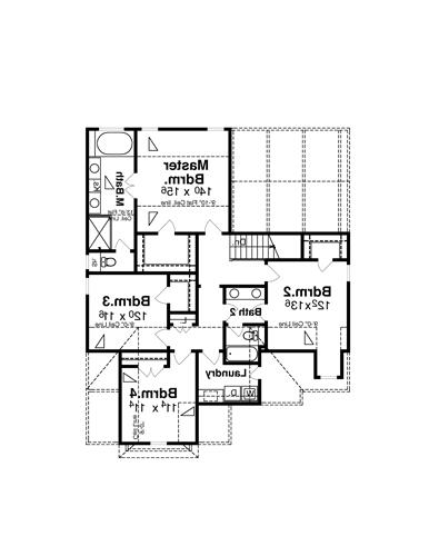Second Floor image of DEVONSHIRE II House Plan