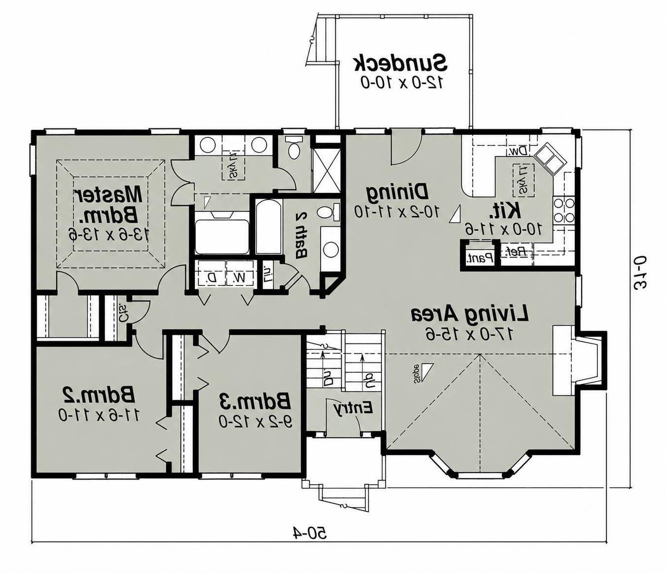 1st Floor image of St. James House Plan
