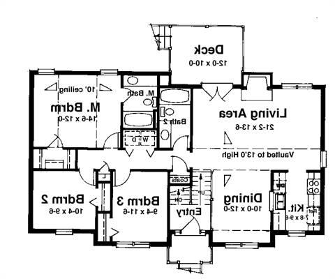 Floor Plan image of WATERBURY House Plan