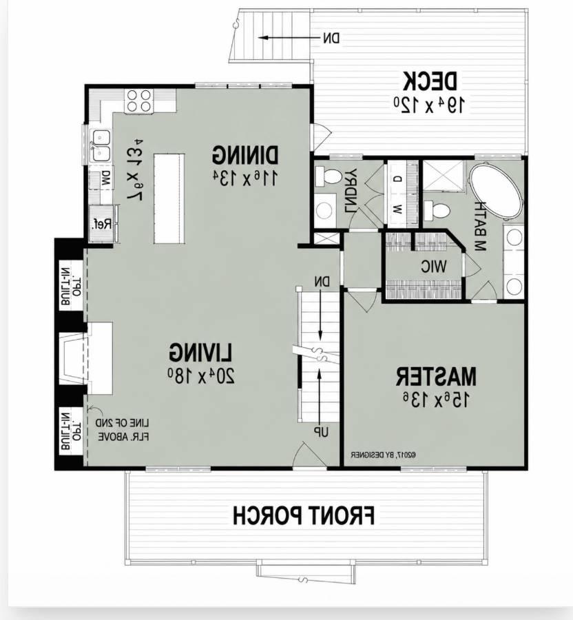 1st Floor image of Butler II House Plan