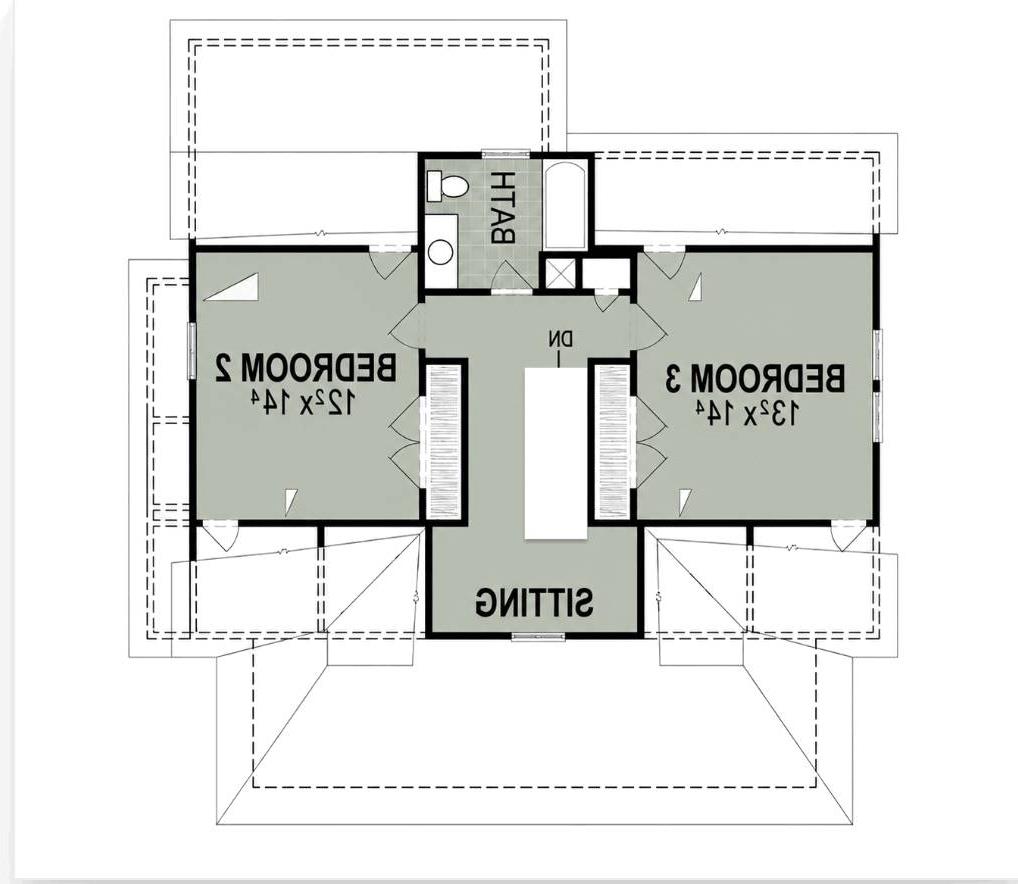 2nd Floor image of Butler II House Plan