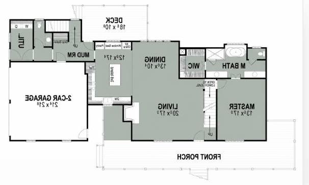 1st Floor image of Countryfield II House Plan