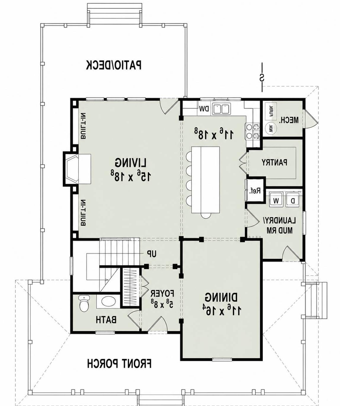 1st Floor image of Camden II House Plan