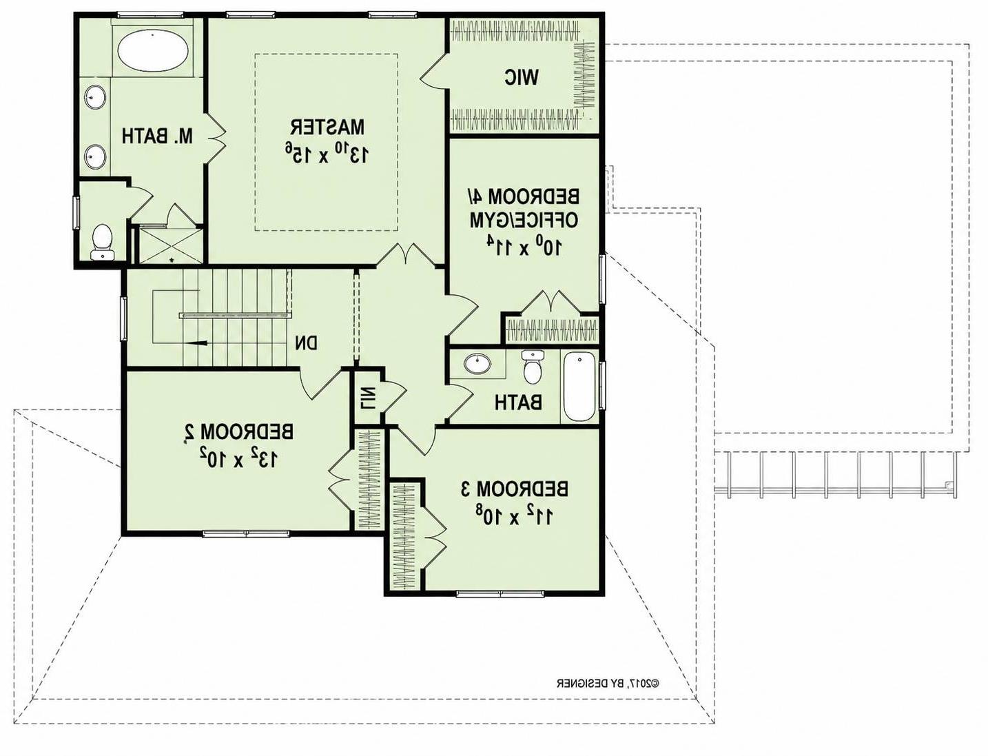 2nd Floor image of Hawthorne IIC House Plan