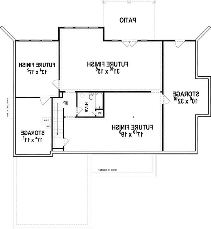 Basement Plan image of Aiken I House Plan