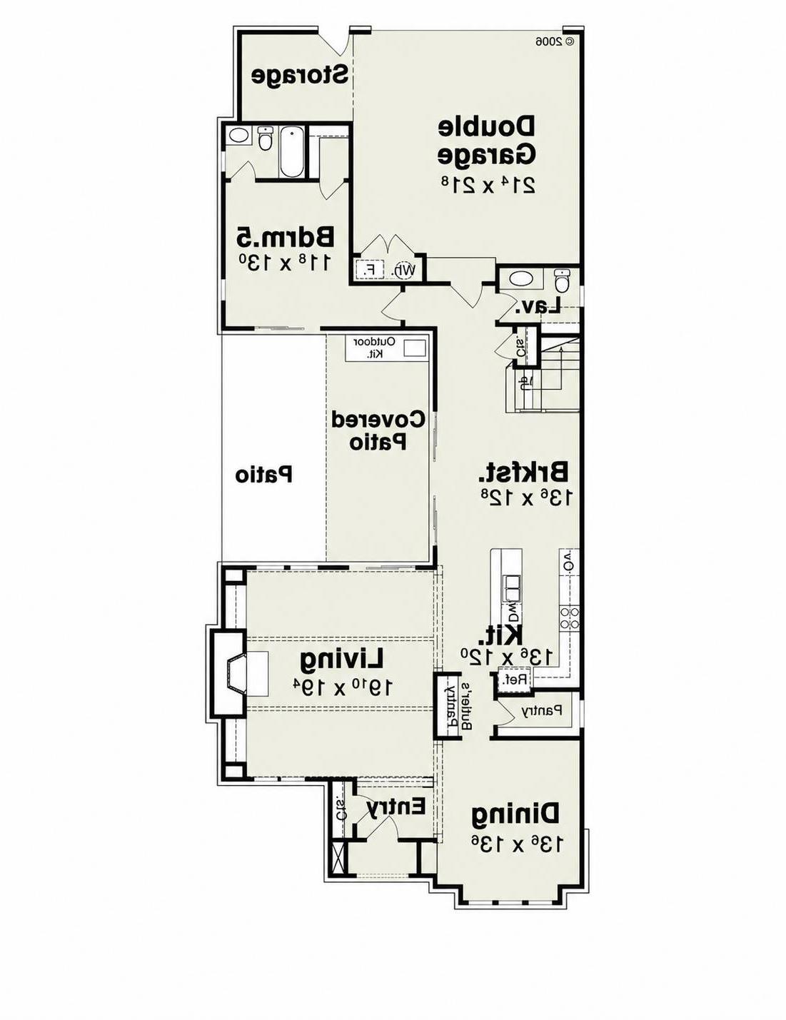 1st Floor image of Kendall House Plan
