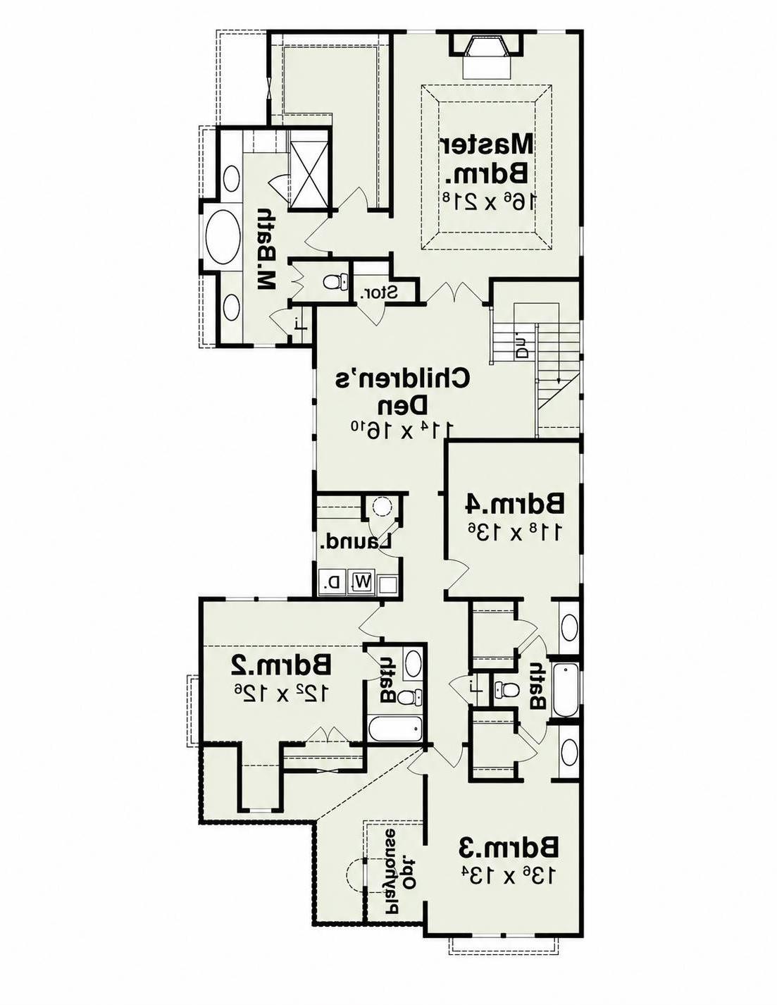 2nd Floor image of Kendall House Plan