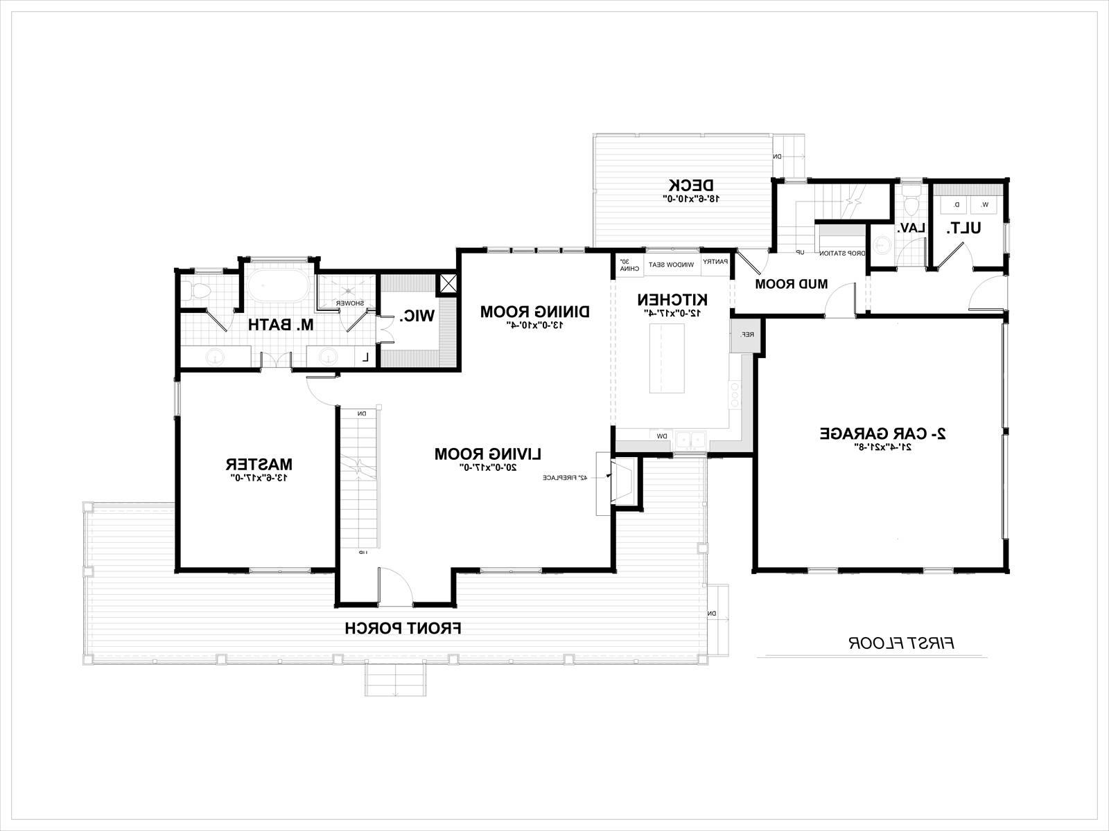 1st Floor image of Countryfield II House Plan