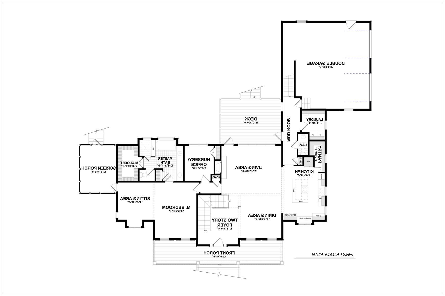 1st Floor image of Ospry II House Plan