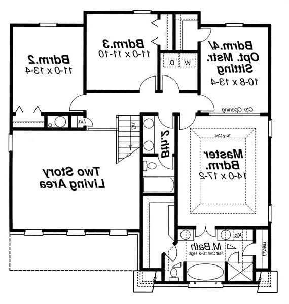 Second Floor image of WESTCOTT-A House Plan
