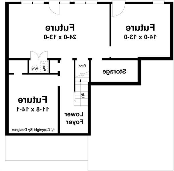 Lower Level image of WESTCOTT-A House Plan