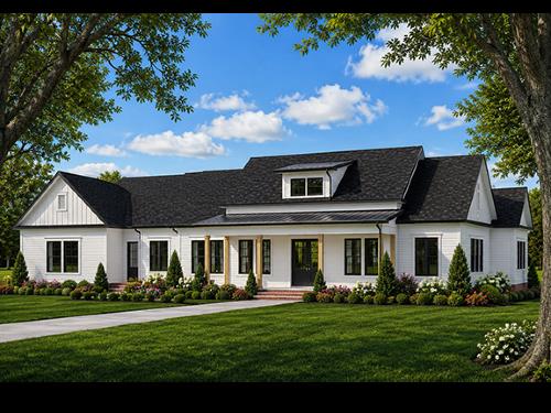 Front View image of Merritt I House Plan